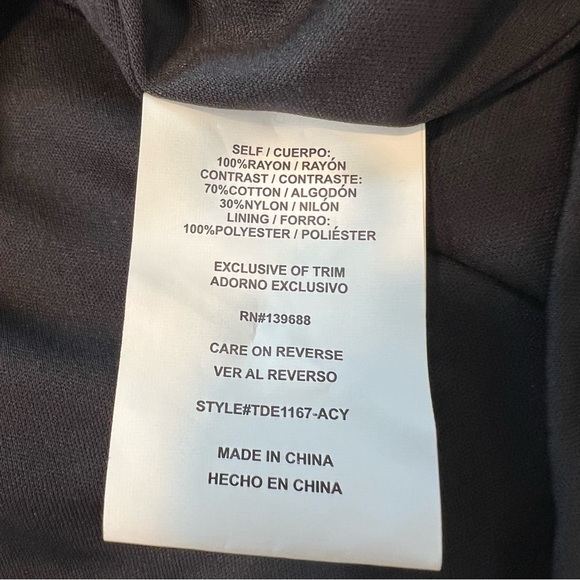 Altar’d State Black Crochet Lace Sheer Neckline Sleeveless Mini Dress. Medium. - Picture 9 of 12